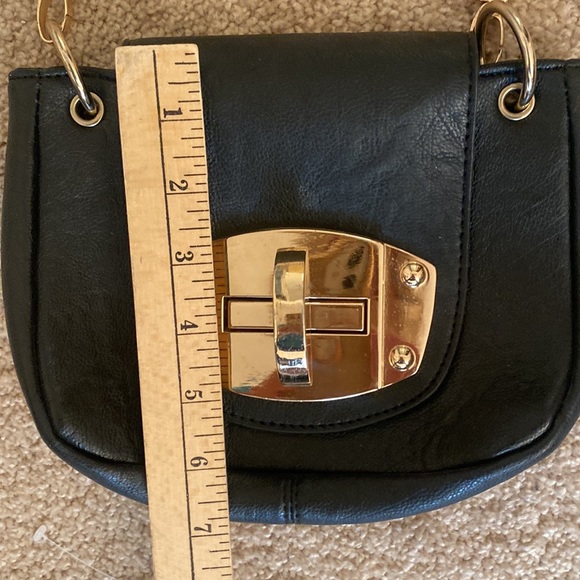 Charming Charlie black purse with gold chain - Picture 6 of 6